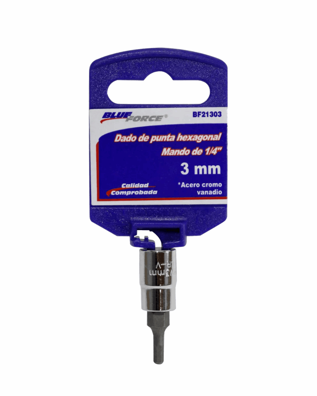 Dado hexagonal de mando 3 mm x 1/4 Blue Force