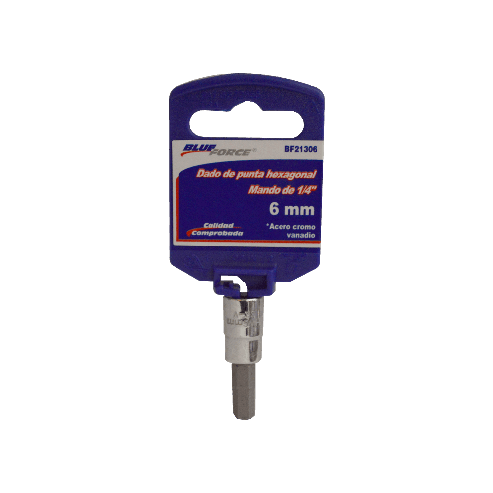 Dado de punta hexagonal de 6 mm x 1/4 Blue Force