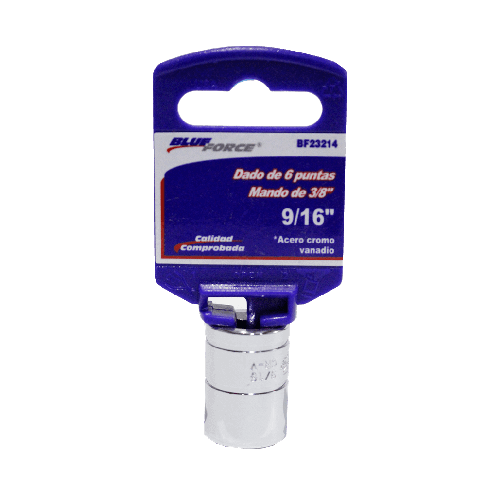 Dado de 6 puntas mando de 3/8 x 9/16 PLG Blue Force