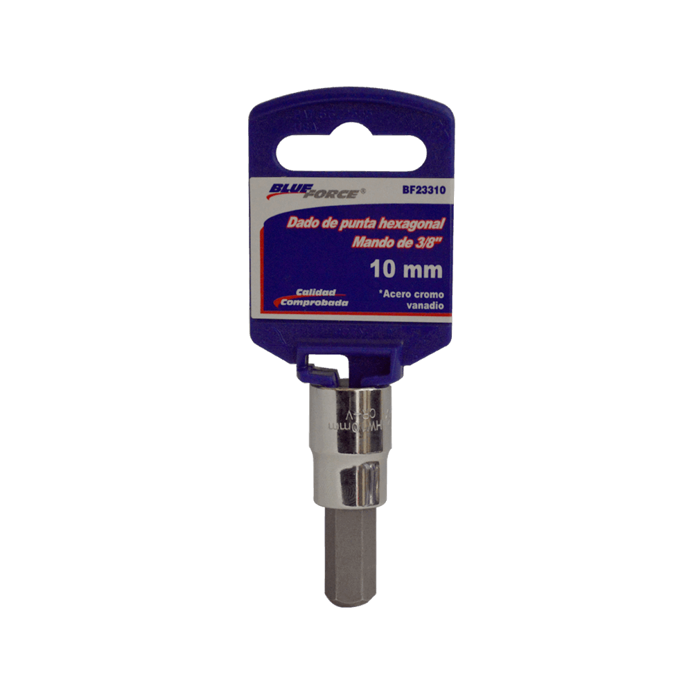 Dado de punta hexagonal de mando de 3/8 x 10 MM Blue Force