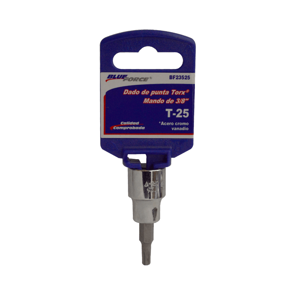 Dado de punta Torx de mando de 3/8 T25 Blue Force
