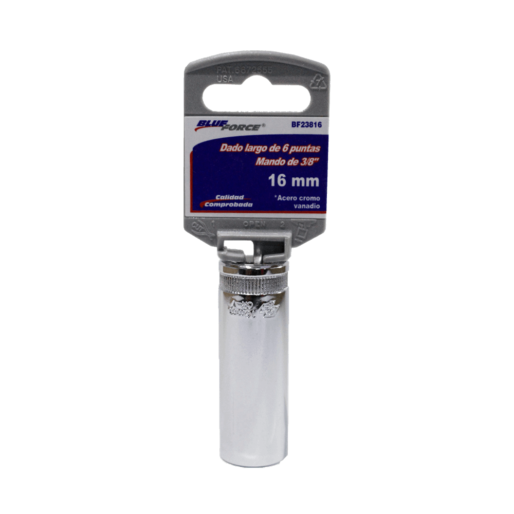 Dado largo de 6 puntas mando de 3/9 x 16 MM Blue Force
