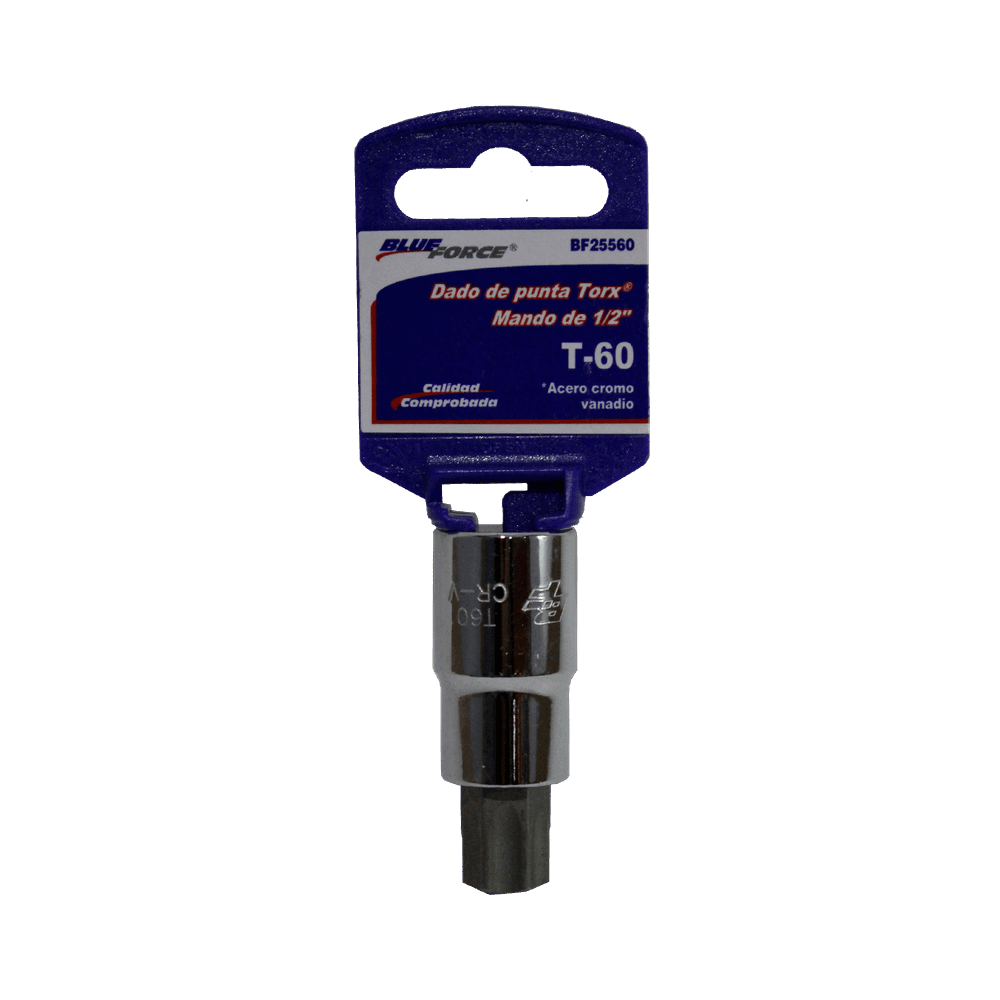 Dado de punta Torx T-60 x 1/2 Blue Force