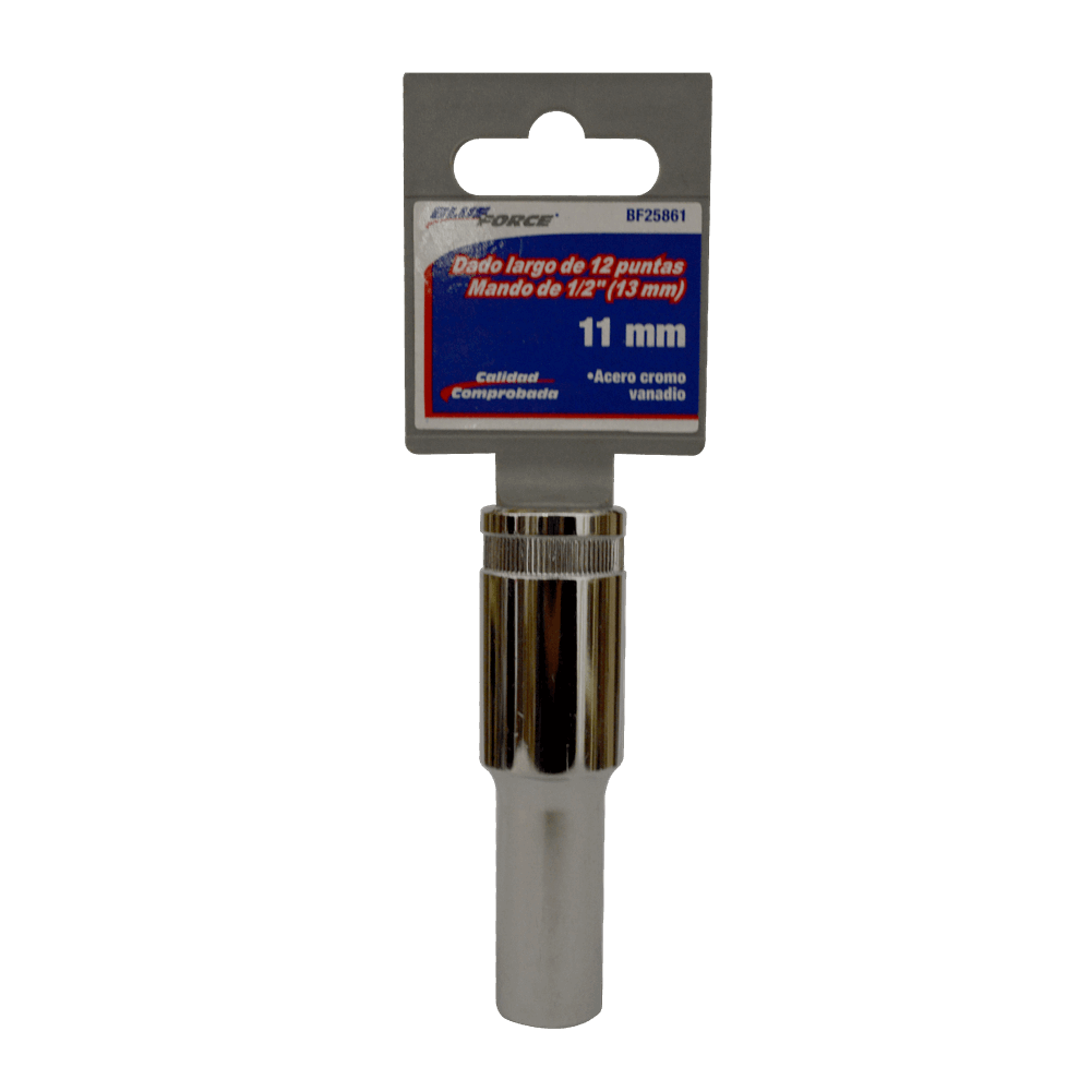 Dado largo de 12 puntas mando de 1/2 x 11 MM Blue Force